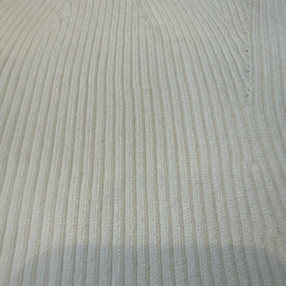 White Strapless Ribbed Top - Picture 6 of 8